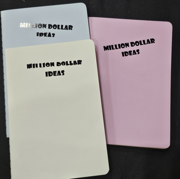Handmade Million Dollar Ideas Notebook - Picture 4 of 4
